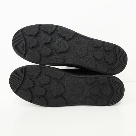 MONCLER（モンクレール） 美品 ブーツ 靴 くつ ハラコ×レザー ジップ