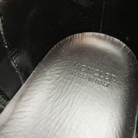 MONCLER（モンクレール） 美品 ブーツ 靴 くつ ハラコ×レザー ジップ