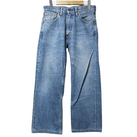 リーバイスダメージ加工ブルーデニムパンツ