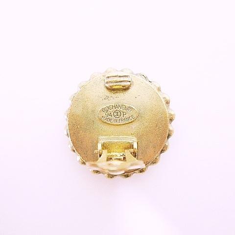 CHANEL ヴィンテージ　イヤリング CHANEL（シャネル） イヤリング ヴィンテージ GP ラインストーン ココ