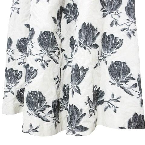 マリココウガ 美品 花柄 ジャガード ワンピース ドレス ロング  