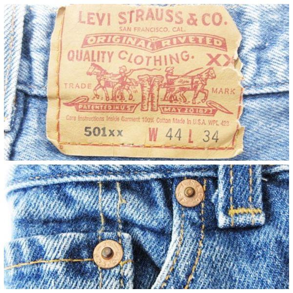 Levi's リーバイス 美品 501xx 90s USA製 裏5 デニム ボトム Levi's リーバイス 美品 501xx 90s USA製 裏5 デニム ボトム