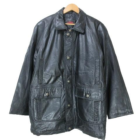 ドムアオム D'HOMME A HOMME レザー ジャケット 中綿 羊革 ジップ