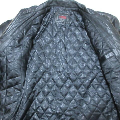 ドムアオム D'HOMME A HOMME レザー ジャケット 中綿 羊革 ジップ