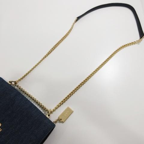 COACH（コーチ） 美品 C2831 デニム キャンバス ショルダーバッグ