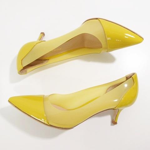 ジャンヴィトロッシ 美品 21SS エナメル オールパテント パンプス  