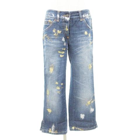 DOLCE&GABBANA D&G デニム　ジーンズ　ドルガバ　ペイント ドルチェ&ガッバーナ ドルガバ DOLCE&GABBANA デニムパンツ
