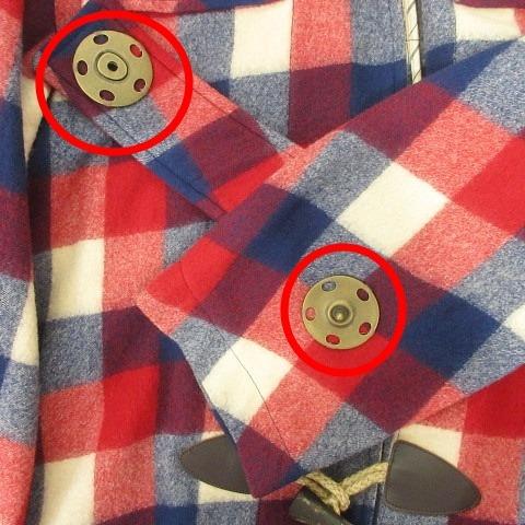 ☆beautybeast☆　ビューティビースト　ダッフルコート　タグ有り ビューティービースト チェック ダッフルコート アウター ウール IH136