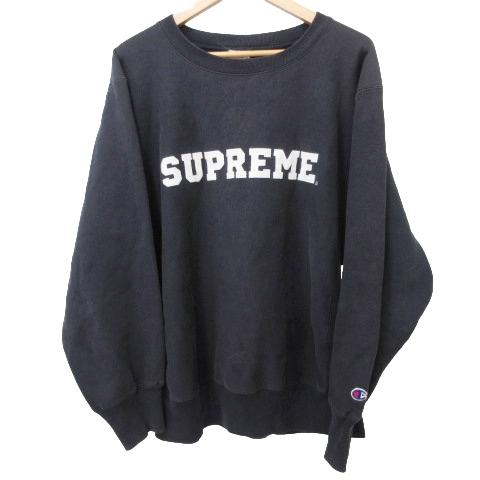 CHAMPION チャンピオン 90s supreme スウェットシャツ ロゴ M リバース 