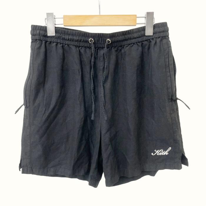 KITH ショートパンツ KITH(キス) ナイロンウォーターショートパンツ ネイビー サイズ