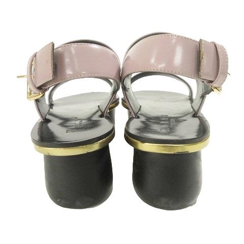 MARNI マルニ 厚底 サンダル 靴 ヒールバンド ロゴ カーフレザー  