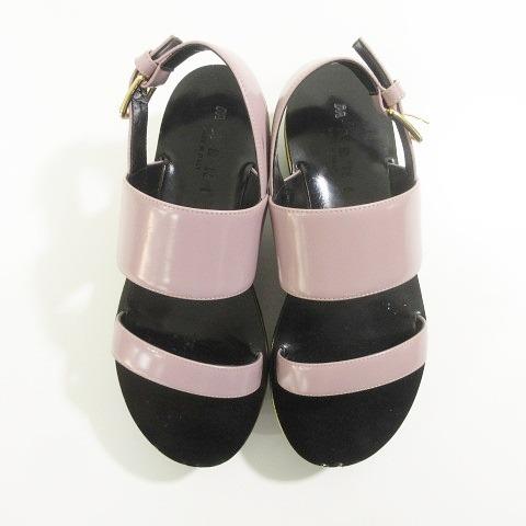 MARNI マルニ 厚底 サンダル 靴 ヒールバンド ロゴ カーフレザー  