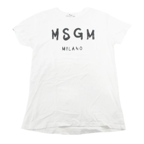 エムエスジーエム MSGM 美品 半袖 キッズ Tシャツ ロゴ プリント