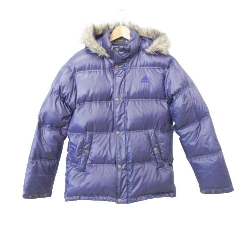 アディダス adidas ダウンジャケット 取り外し可能フード アウトドア L  