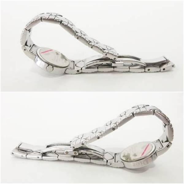 Christian Dior 腕時計 クォーツ シルバー Christian Dior クリスチャンディオール 追加パーツ付き 腕時計 D84