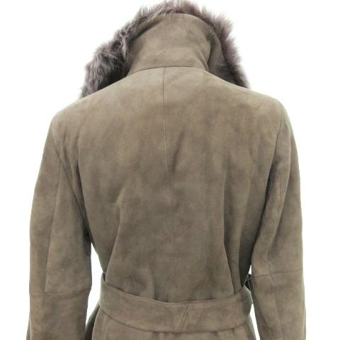美品 ルーアンドレア LOU ANDREA ムートンコート ファー