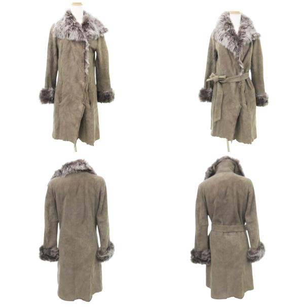 美品 ルーアンドレア LOU ANDREA ムートンコート ファー