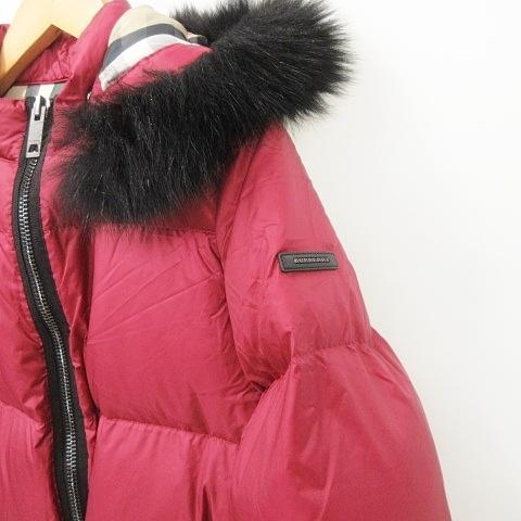 バーバリー チルドレン BURBERRY CHILDREN 美品 フード ファー ダウン