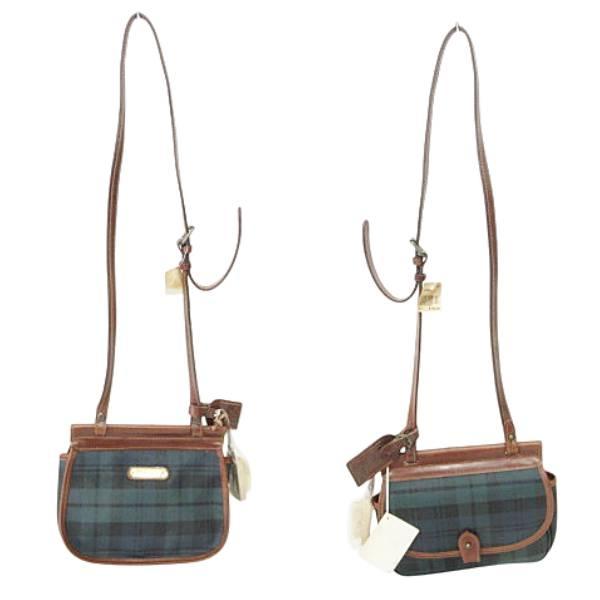 Ralph Lauren ショルダーバッグ　ブラックウォッチ 未使用品 ポロ ラルフローレン POLO RALPH LAUREN タグ付き 付属品有