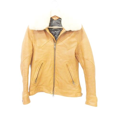 極美品 JACKROSE ‪‪ レザージャケット ラムレザー 羊革 JACKROSE ラムレザーシングルライダースジャケット