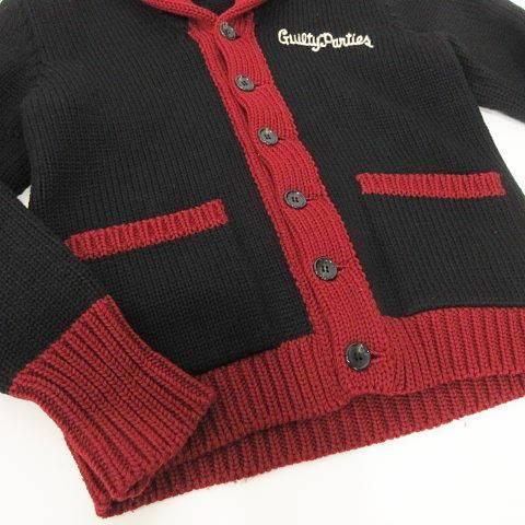 WACKO MARIA（ワコマリア） ニット カーディガン ショールカラー ロゴ