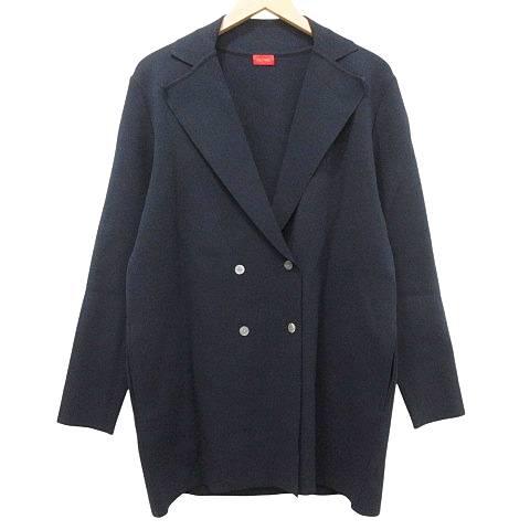 デプレ トゥモローランド シングルチェスターコートネイビー34