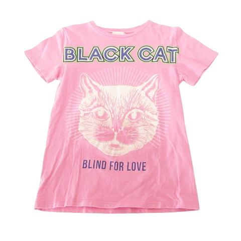 GUCCI グッチ 美品 BLACKCAT ロゴ 半袖 Tシャツ ネコ イタリア製 子供  