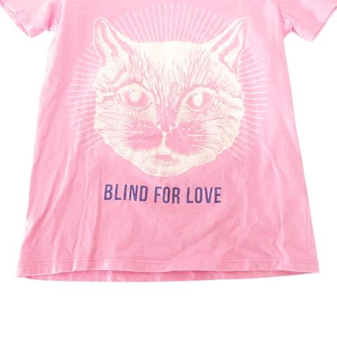 GUCCI（グッチ） 美品 BLACKCAT ロゴ 半袖 Tシャツ ネコ イタリア製