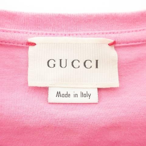 GUCCI（グッチ） 美品 BLACKCAT ロゴ 半袖 Tシャツ ネコ イタリア製 