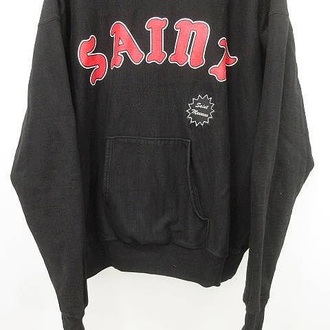 セントマイケル SAINTMICHAEL 美品 24ss HOODIE ARCH SAINT パーカー 
