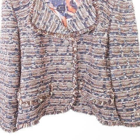 レディース ☆美品☆セントジョン ノーカラーツイードジャケット