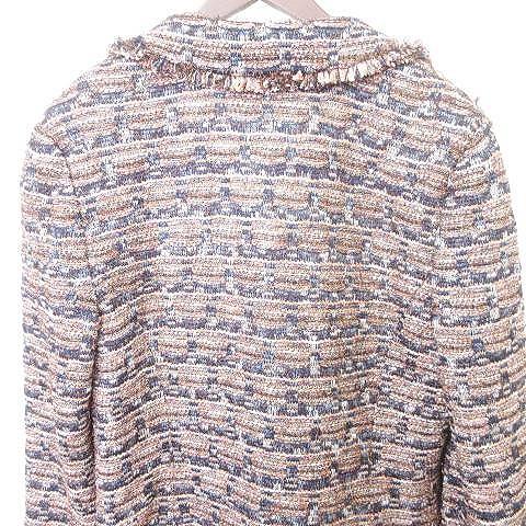 レディース ☆美品☆セントジョン ノーカラーツイードジャケット
