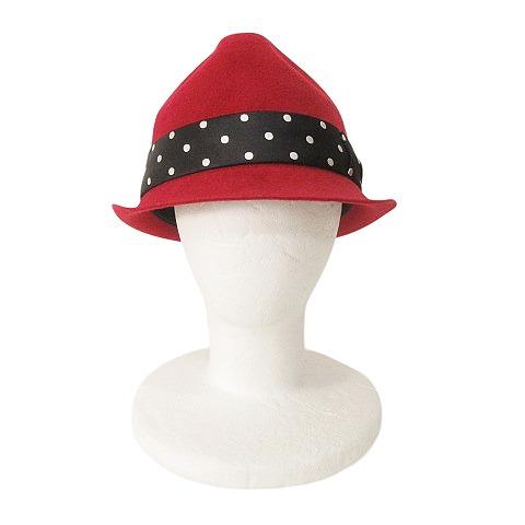 WACKO MARIA ホワイトフェルトハット ブラックリボン 小*す様 WACKO