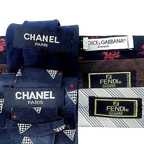 CHANEL（シャネル） ドルガバ フェンディ シルク ネクタイ 5本 セット