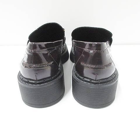 ZARA（ザラ） 美品 ローファー エナメル 靴 シューズ 38 約Mサイズ