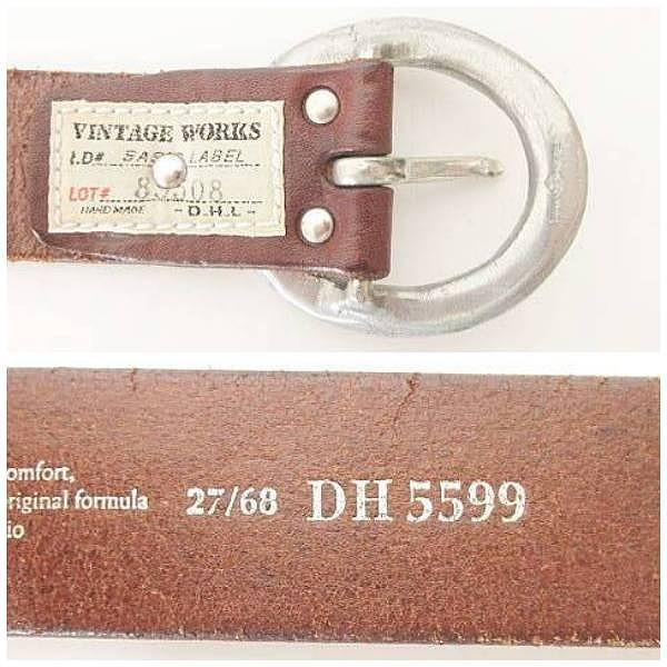 ヴィンテージ ワークス vintage works 缶箱付き 美品 レザー