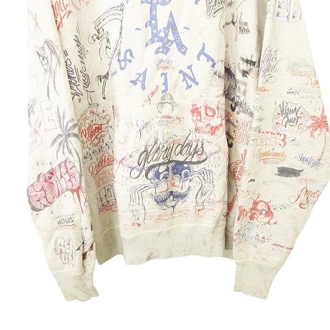 セントマイケル SAINTMICHAEL 美品 24ss Born Raised LA Hoodie Grey