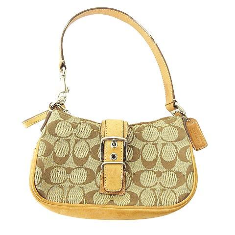 COACH コーチ 6362 ハンドバッグ レザー キャンバス ミニ カバン COACH コーチ 6362 ハンドバッグ レザー キャンバス ミニ カバン