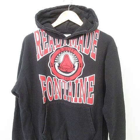 レディメイド ダメージパーカー ブラック BIG HOODIE LOGO | READYMADE(レディメイド) / トップス パーカー