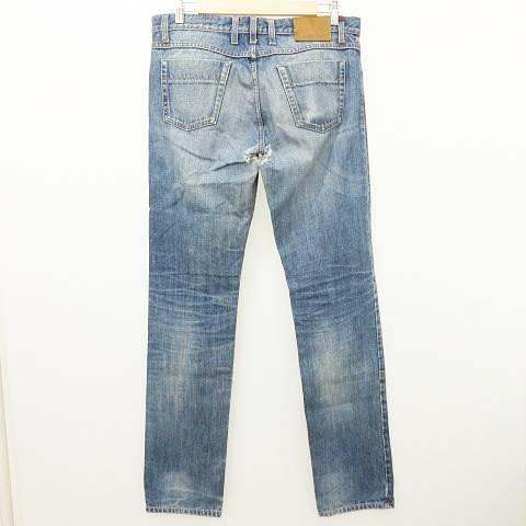 GUCCI（グッチ） デニム パンツ テーパード USED加工 ジーンズ ボタン 