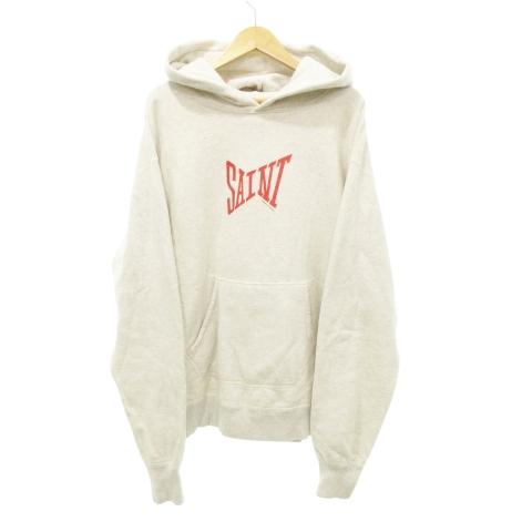 セントマイケル SAINTMICHAEL 美品 LOGO HOODIE SM-A21-0000-033 