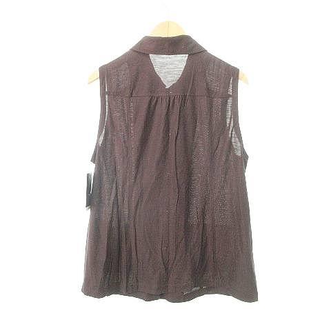 未使用品 レリアン Leilian 美品 タグ付き ノースリーブ シャツ 