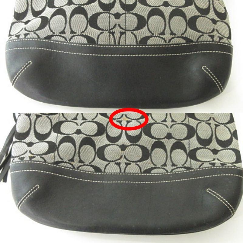 COACH コーチ　シグネチャー　　黒　キャンバス　ワンショルダー　6362 2025年最新】coach 6362の人気アイテム - メルカリ