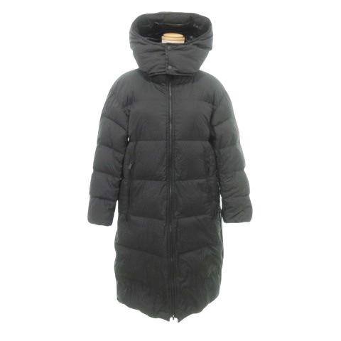 ユニクロ（UNIQLO） ダウンジャケット ロング ナイロン フード付き