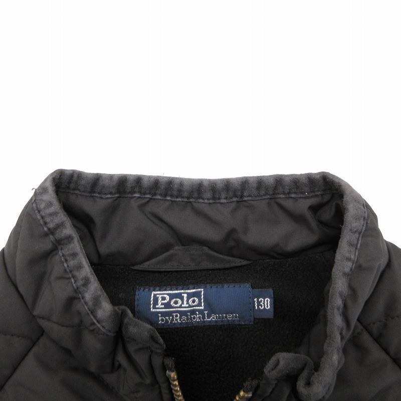 ポロラルフローレンキルティング ジャケット ポニー刺繍 黒 【公式通販】