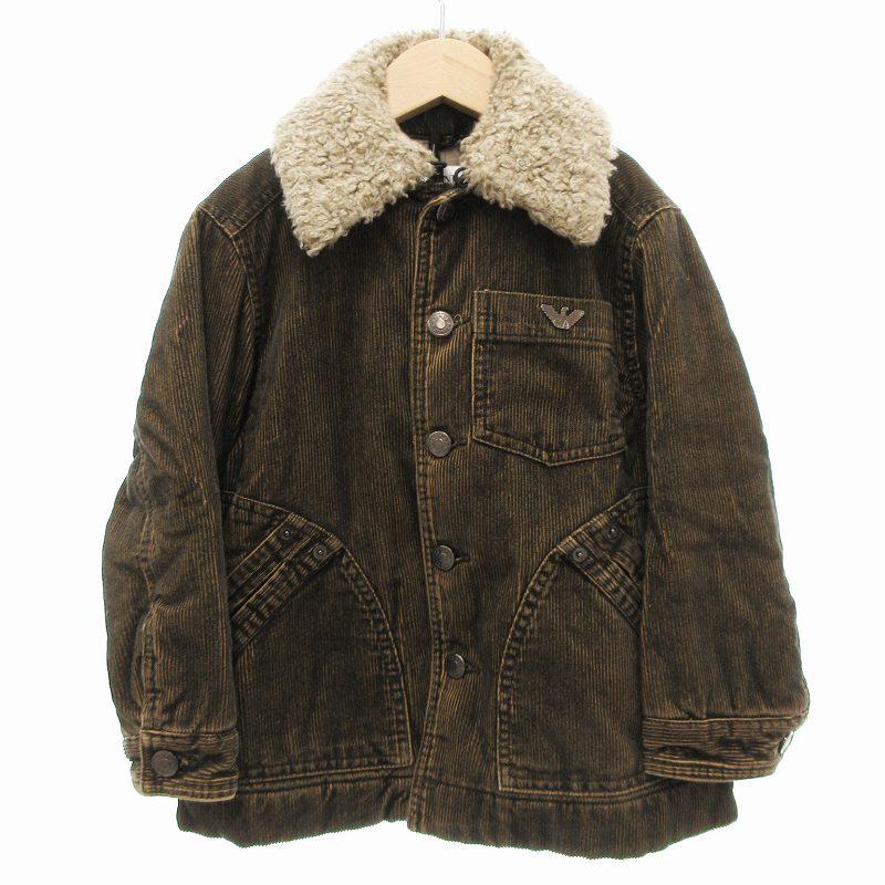 アルマーニ ジュニア ARMANI Jr フライトジャケット コーデュロイ ボア 