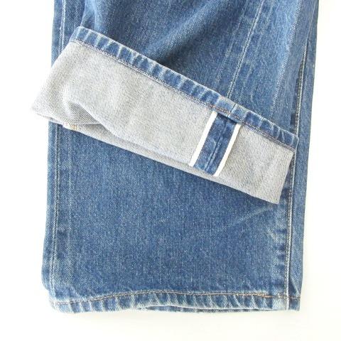 【中古】リーバイス Levi's 90s 501 バレンシア デニム ジーンズ セルビッチ ビッグE 刻印555 USA製 厚手 33/36 約Mサイズ 青 Levi's（リーバイス） Levi's 90s 501 バレンシア デニム ジーンズ