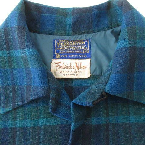 ペンドルトン PENDLETON 60s ヴィンテージ VINTAGE Frederick & Nelson