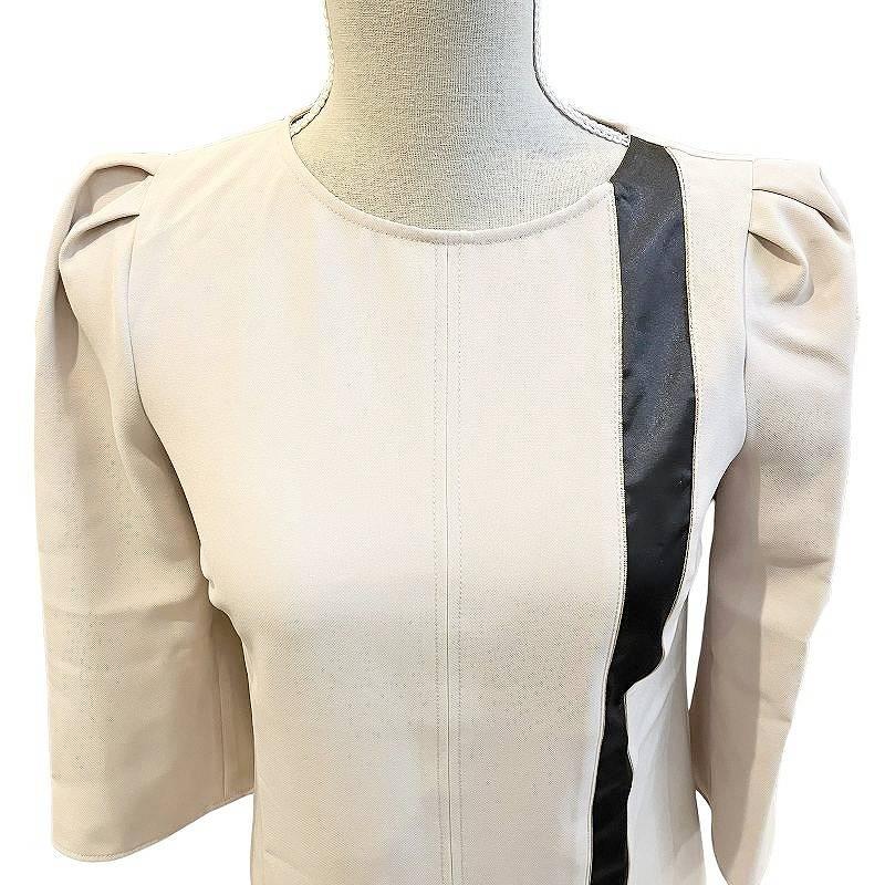 エリザベッタフランキ　今季新品未使用　ラインワンピース　40サイズ エリザベッタフランキ 今季新品未使用 ラインワンピース 40サイズ 2025