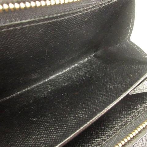 【中古】ルイヴィトン 美品 エピライン アンヴェロップ 折りたたみ 財布 ジッピーウォレット ロゴ 黒 レディース LOUIS VUITTON（ルイ・ヴィトン） 美品 エピライン アンヴェロップ
